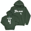 Tulane Baseball Green Sideline Hoodie - Drew Harrison Small