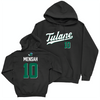 Tulane Football Black Script Hoodie - Darian Mensah Small