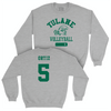 Tulane Women's Volleyball Sport Grey Varsity Crew - Dayla Ortiz Small