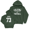 Tulane Football Green Stadium Hoodie - Elijah Baker Small