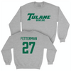 Tulane Women's Bowling Sport Grey Classic Crew - Emma Fetterman Small