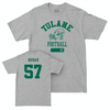 Tulane Football Sport Grey Varsity Tee - Ethan Hudak Small