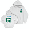 Tulane Football White Logo Hoodie - Gabriel Fortson Small