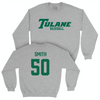 Tulane Baseball Sport Grey Classic Crew - Grayson Smith Small