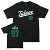 Tulane Football Black Script Tee - Javon Carter Small