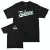 Tulane Women's Track & Field Black Script Tee - Janae Dean Small