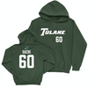 Tulane Football Green Sideline Hoodie - Jaxon Ducre Small