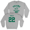 Tulane Women's Volleyball Sport Grey Varsity Crew - Juliet Galla Small