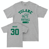 Tulane Football Sport Grey Varsity Tee - Joshua Moore Small