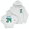 Tulane Men's Basketball White Logo Hoodie - Jake Shapiro Small