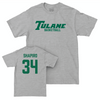 Tulane Men's Basketball Sport Grey Classic Tee - Jake Shapiro Small