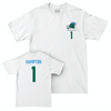 Tulane Women's Basketball White Logo Comfort Colors Tee - Kayla Hampton Small