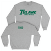 Tulane Women's Track & Field Sport Grey Classic Crew - Kaia Todd Small