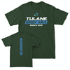 Tulane Women's Swim & Dive Green Rush Tee - Kelsey Weddington Small