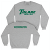 Tulane Women's Swim & Dive Sport Grey Classic Crew - Kelsey Weddington Small