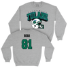 Tulane Football Sport Grey Kickoff Crew - Luke Besh Small