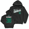 Tulane Baseball Black Script Hoodie - Michael Devenney Small