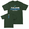 Tulane Women's Beach Volleyball Green Rush Tee - Madison Hall Small