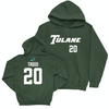 Tulane Women's Beach Volleyball Green Sideline Hoodie - Molly Trodd Small