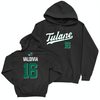 Tulane Baseball Black Script Hoodie - Mikey Valdivia Small