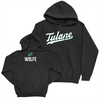 Tulane Women's Track & Field Black Script Hoodie - Presley Wolfe Small