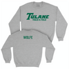 Tulane Women's Track & Field Sport Grey Classic Crew - Presley Wolfe Small