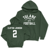 Tulane Football Green Stadium Hoodie - Shaadie Clayton-Johnson Small