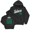 Tulane Football Black Script Hoodie - Shadre Hurst Small