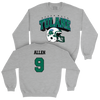 Tulane Football Sport Grey Kickoff Crew - Terrell Allen Small