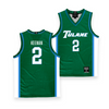 Tulane Women's Basketball Green Jersey - Vee Keenan Youth Small