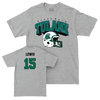 Tulane Football Sport Grey Kickoff Tee - Zycarl Lewis Small