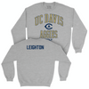 UC Davis Women's Golf Sport Grey Classic Crew - Abigail Leighton Small