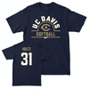 UC Davis Softball Navy Arch Tee - Bella Holtz | #31 Small