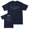 UC Davis Football Navy Club Tee - Gaven Cooke | #21 Small