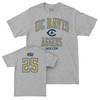 UC Davis Men's Soccer Sport Grey Classic Tee - Jason Hsu | #25 Small