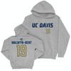 UC Davis Men's Soccer Sport Grey Aggies Hoodie - Keegan Walwyn-Bent | #19 Small