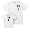 UC Davis Women's Soccer White Logo Comfort Colors Tee - Samantha Ruelas | #7 Small