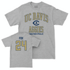 UC Davis Men's Water Polo Sport Grey Classic Tee - Waylon Fox | #24 Small