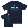 UNC Wilmington Women's Volleyball Navy Rush Tee - Alexa Brezeault Small