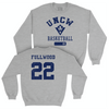 UNC Wilmington Men's Basketball Sport Grey Varsity Crew - Josef Fullwood Small