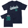 UNC Wilmington Baseball Navy Script Tee - Mason Child Small