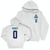 UNC Wilmington Women's Soccer White Logo Hoodie - Makenna Nunez Small