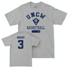 UNC Wilmington Men's Basketball Sport Grey Varsity Tee - Sean Moore Small