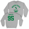 North Texas Football Sport Grey Varsity Crew - Breylon Charles Small