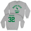 North Texas Football Sport Grey Varsity Crew - Case Peacock Small