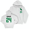 North Texas Women's Soccer White Logo Hoodie - Mia Bernard Small