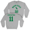 North Texas Women's Soccer Sport Grey Varsity Crew - Meghan Schwertner Small