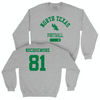 North Texas Football Sport Grey Varsity Crew - Richard Rocquemore Small