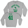 North Texas Football Sport Grey Varsity Crew - Sawyer Evans Small