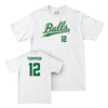 USF Women's Basketball White Script Comfort Colors Tee - Amy Thompson Small